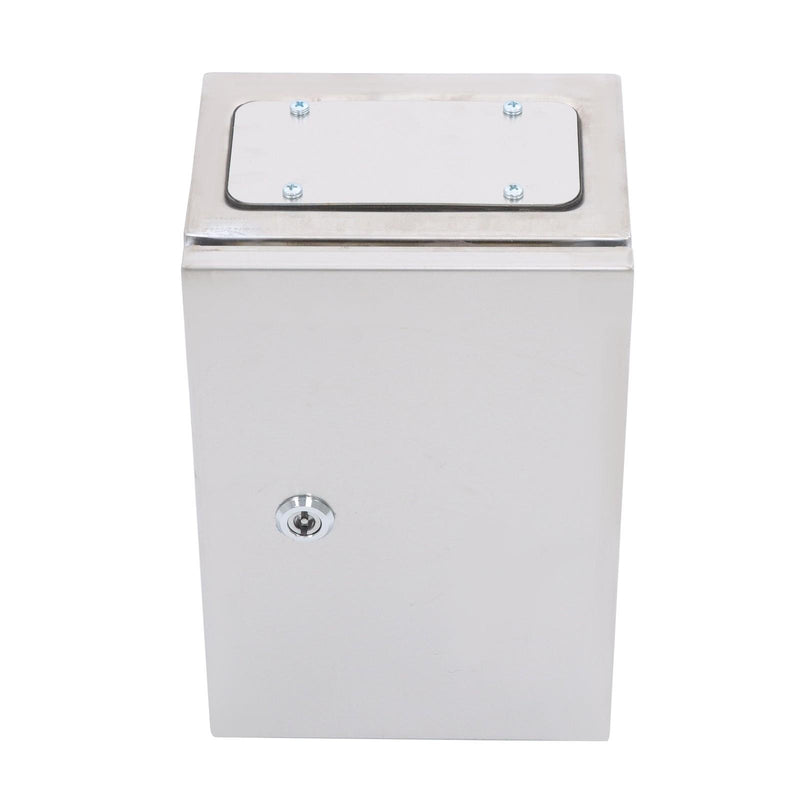 DURAFORCE 12x8x6" Stainless Steel Electrical Enclosure NEMA 4X Junction Box Wall-Mounted