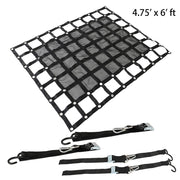 DURAFORCE 4.75' x 6' FT w/Cam Buckles & S-Hooks Heavy Duty Cargo Net For Pickup Trucks