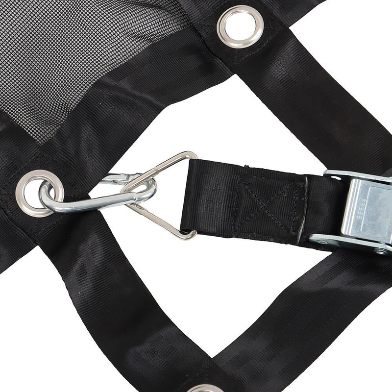 DURAFORCE 4.75' x 6' FT w/Cam Buckles & S-Hooks Heavy Duty Cargo Net For Pickup Trucks