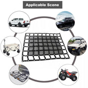 DURAFORCE 4.75' x 6' FT w/Cam Buckles & S-Hooks Heavy Duty Cargo Net For Pickup Trucks