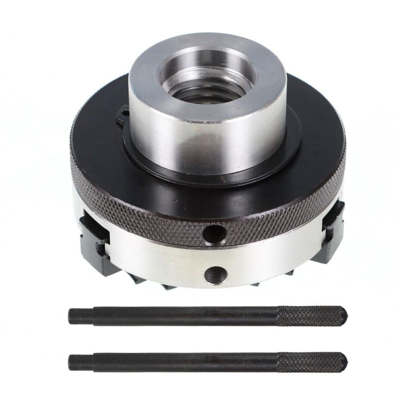 DURAFORCE 3 Inch 3 Jaw Mini Wood Lathe Chuck Self-Centering Lathe Chuck with 1x8TPI Thread