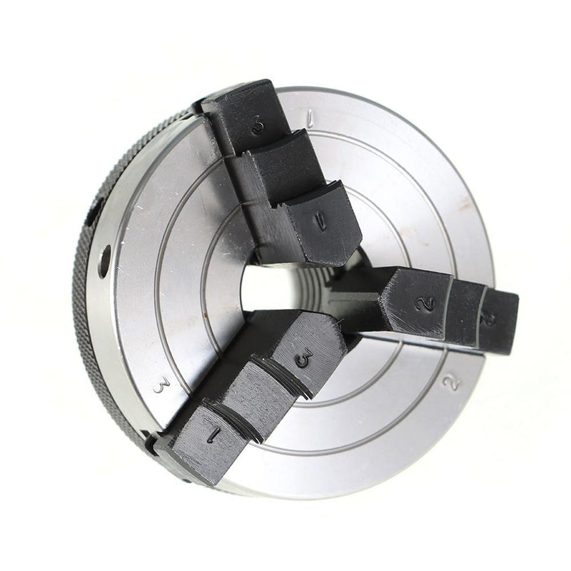 DURAFORCE 3 Inch 3 Jaw Mini Wood Lathe Chuck Self-Centering Lathe Chuck with 1x8TPI Thread