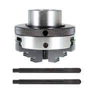 DURAFORCE 3 Inch 3 Jaw Mini Wood Lathe Chuck Self-Centering Lathe Chuck with 1x8TPI Thread