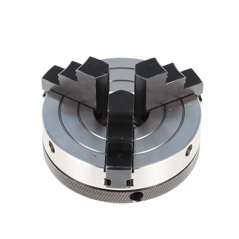 DURAFORCE 3 Inch 3 Jaw Mini Wood Lathe Chuck Self-Centering Lathe Chuck with 1x8TPI Thread