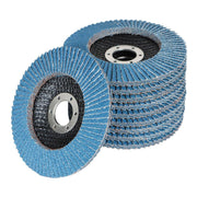 DURAFORCE 100 Piece 4.5Inch 60 Grit T29 Flap Disc Premium Zirconia Sanding Grinding New US