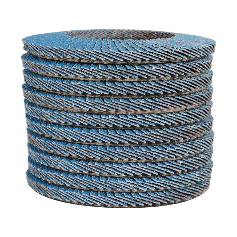 DURAFORCE 100 Piece 4.5Inch 60 Grit T29 Flap Disc Premium Zirconia Sanding Grinding New US