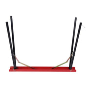 DURAFORCE 2 Pack Heavy Duty Saw Horse Portable Folding Legs Sawhorse 440 lbs Capacity