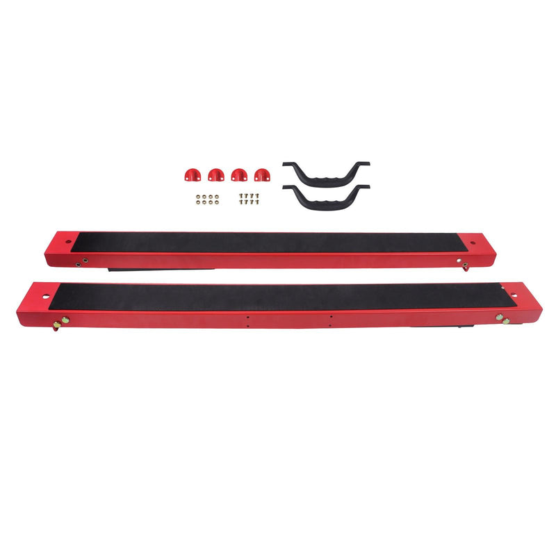 DURAFORCE 2 Pack Heavy Duty Saw Horse Portable Folding Legs Sawhorse 440 lbs Capacity