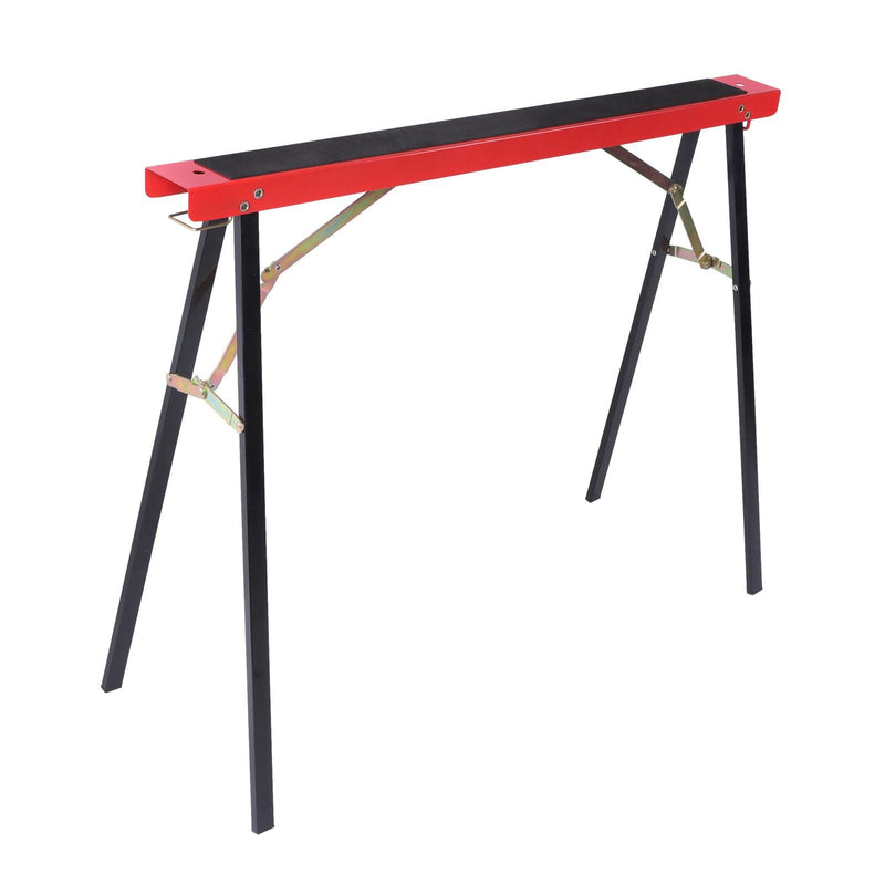 DURAFORCE 2 Pack Heavy Duty Saw Horse Portable Folding Legs Sawhorse 440 lbs Capacity