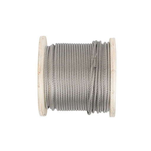 DURAFORCE 3/16" x 250ft Stainless Steel Cable 7x19 Strands T304 Wire Rope 3700 lbs Load