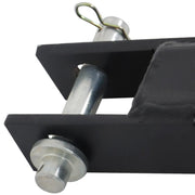 DURAFORCE 3 Point Trailer Hitch Tow Drawbar 2" Adapter Attach For Category 1 Tractor