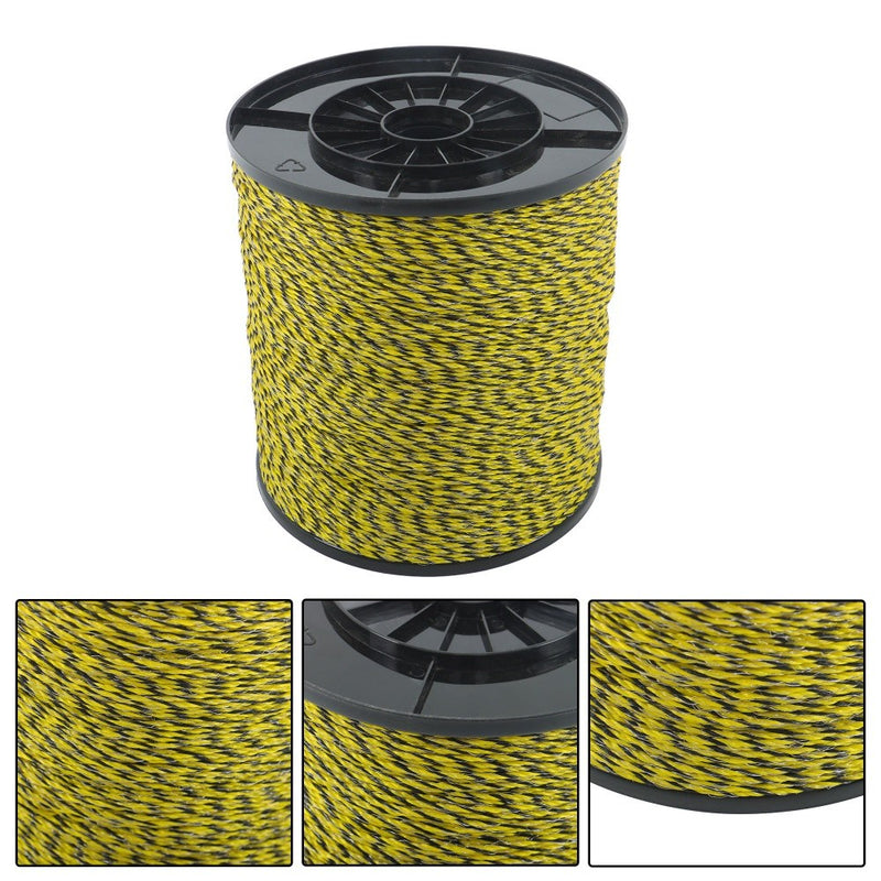 DURAFORCE 1/8 inch 3280Ft Electric Fence Polywire Fencing Rope Line For Horse Livestock