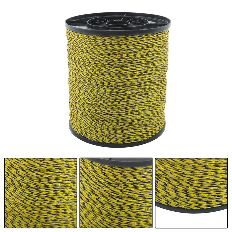 DURAFORCE 1/8 inch 3280Ft Electric Fence Polywire Fencing Rope Line For Horse Livestock