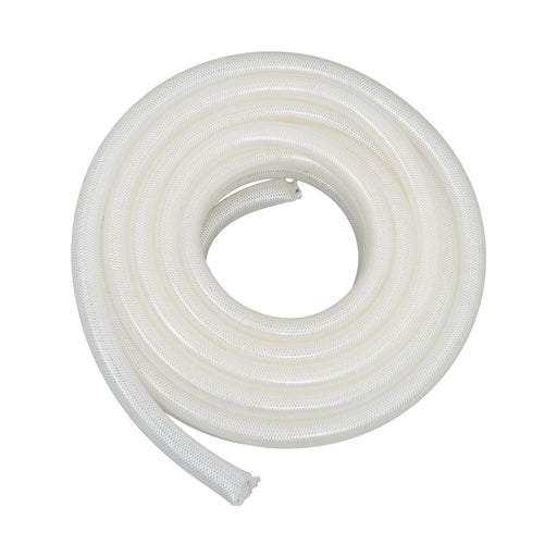 DURAFORCE 50ft Clear High Pressure Hose 1" ID 1-19/64" OD, Braided Flexible PVC