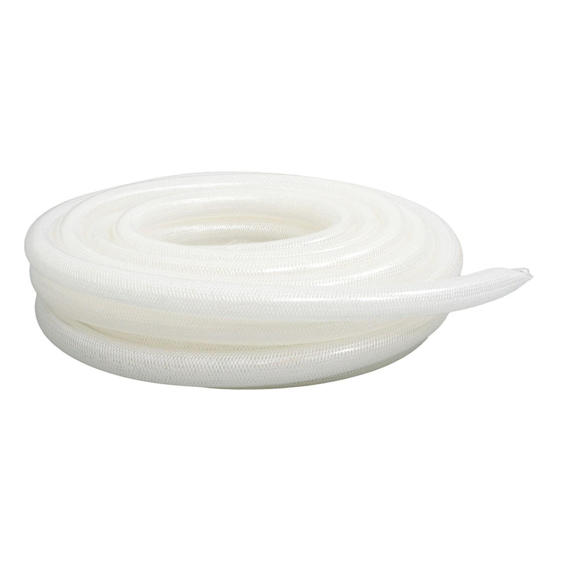 DURAFORCE 50ft Clear High Pressure Hose 1" ID 1-19/64" OD, Braided Flexible PVC