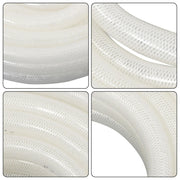DURAFORCE 50ft Clear High Pressure Hose 1" ID 1-19/64" OD, Braided Flexible PVC