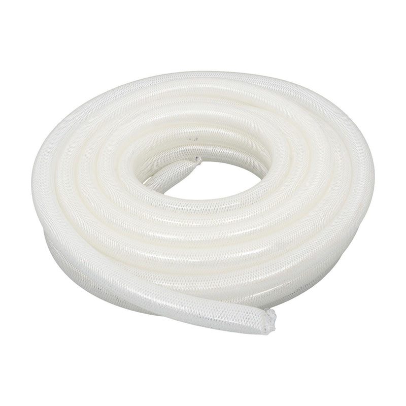 DURAFORCE 50ft Clear High Pressure Hose 1" ID 1-19/64" OD, Braided Flexible PVC