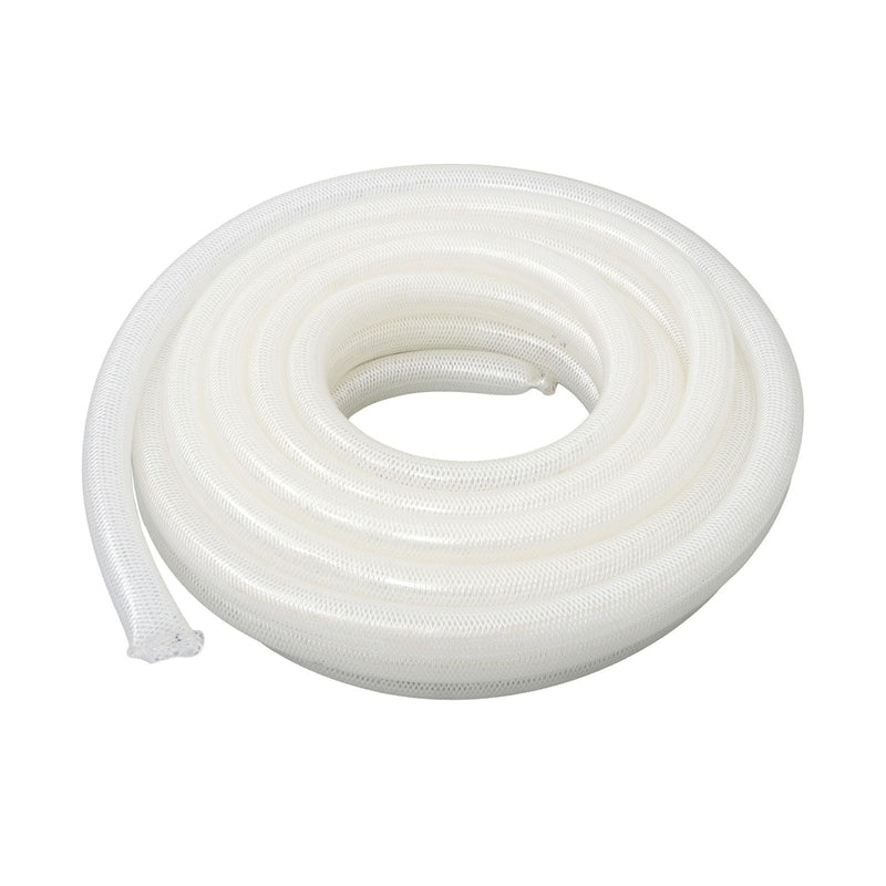 DURAFORCE 50ft Clear High Pressure Hose 1" ID 1-19/64" OD, Braided Flexible PVC
