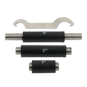 DURAFORCE 4 Pcs 0-4 Inch Premium Outside Micrometer Set Precision Carbide Tip 0.0001 Inch