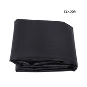 DURAFORCE 13X20 FT HDPE Pond Liners 20 Mil UV Resistant Preformed Fish Liner Easy Cutting