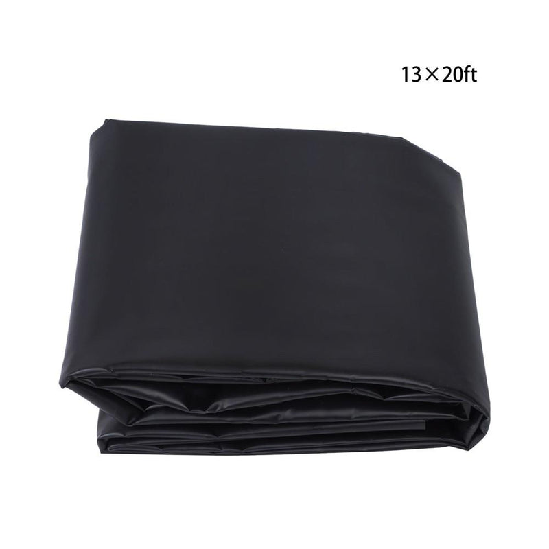 DURAFORCE 13X20 FT HDPE Pond Liners 20 Mil UV Resistant Preformed Fish Liner Easy Cutting
