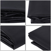 DURAFORCE 13X20 FT HDPE Pond Liners 20 Mil UV Resistant Preformed Fish Liner Easy Cutting