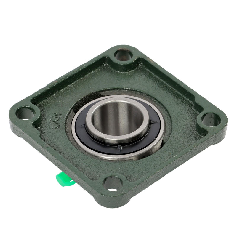 DURAFORCE 10pcs Self-Aligning UCF206-20 Pillow Block Bearing 4-Bolt 1-1/4" Bore Solid Base