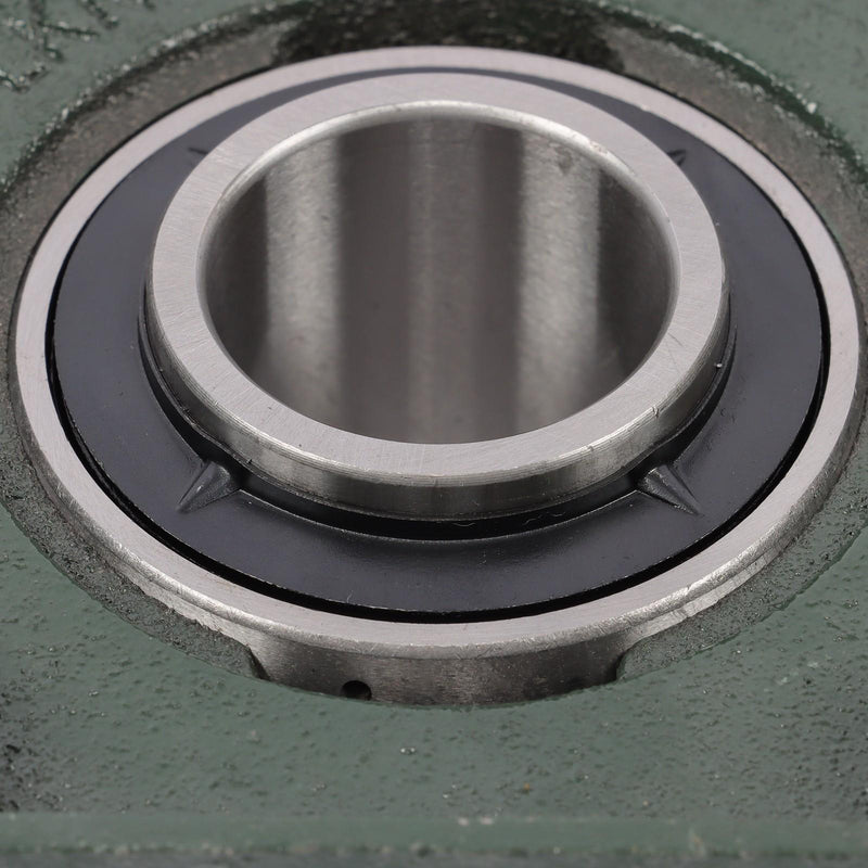 DURAFORCE 10pcs Self-Aligning UCF206-20 Pillow Block Bearing 4-Bolt 1-1/4" Bore Solid Base