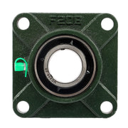 DURAFORCE 10pcs Self-Aligning UCF206-20 Pillow Block Bearing 4-Bolt 1-1/4" Bore Solid Base