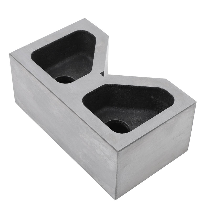 DURAFORCE Rectangular 1 Pair 6'' x 2-1/2'' x 3-1/2'' 90 Degree Cast Iron V-Blocks