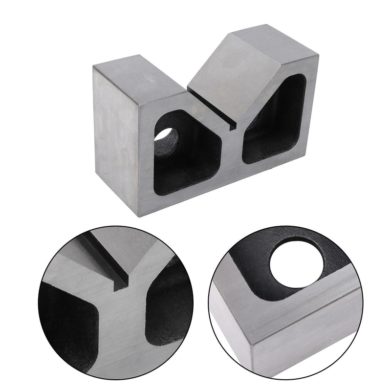 DURAFORCE Rectangular 1 Pair 6'' x 2-1/2'' x 3-1/2'' 90 Degree Cast Iron V-Blocks