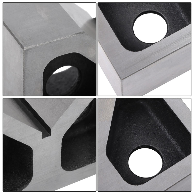 DURAFORCE Rectangular 1 Pair 6'' x 2-1/2'' x 3-1/2'' 90 Degree Cast Iron V-Blocks