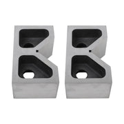 DURAFORCE Rectangular 1 Pair 6'' x 2-1/2'' x 3-1/2'' 90 Degree Cast Iron V-Blocks