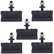 DURAFORCE 5Pcs 6-12"AXA 2# Quick Change Tool Post Boring Turning Holder 250-102