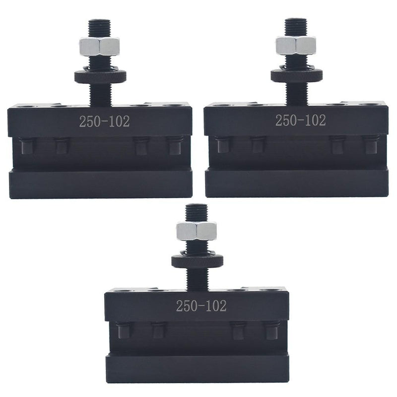 DURAFORCE 5Pcs 6-12"AXA 2# Quick Change Tool Post Boring Turning Holder 250-102