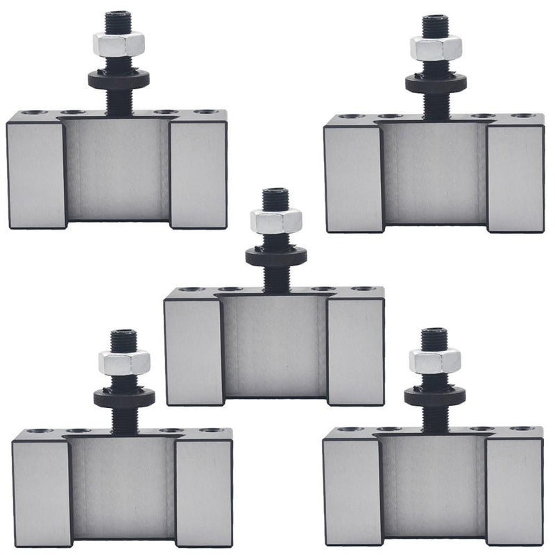 DURAFORCE 5Pcs 6-12"AXA 2# Quick Change Tool Post Boring Turning Holder 250-102