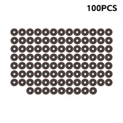 DURAFORCE 100 Pcs Premium Zirconia Grinding Flap Disc 4-1/2" × 7/8" Flap Disc 40 Grit Grey