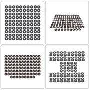 DURAFORCE 100 Pcs Premium Zirconia Grinding Flap Disc 4-1/2" × 7/8" Flap Disc 40 Grit Grey