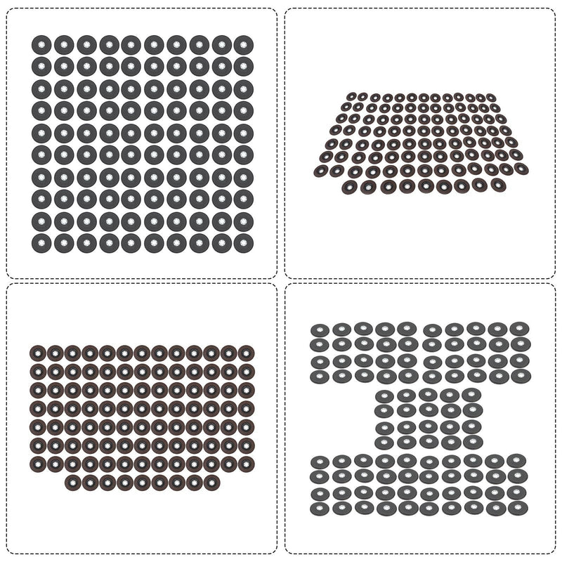 DURAFORCE 100 Pcs Premium Zirconia Grinding Flap Disc 4-1/2" × 7/8" Flap Disc 40 Grit Grey