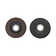 DURAFORCE 100 Pcs Premium Zirconia Grinding Flap Disc 4-1/2" × 7/8" Flap Disc 40 Grit Grey
