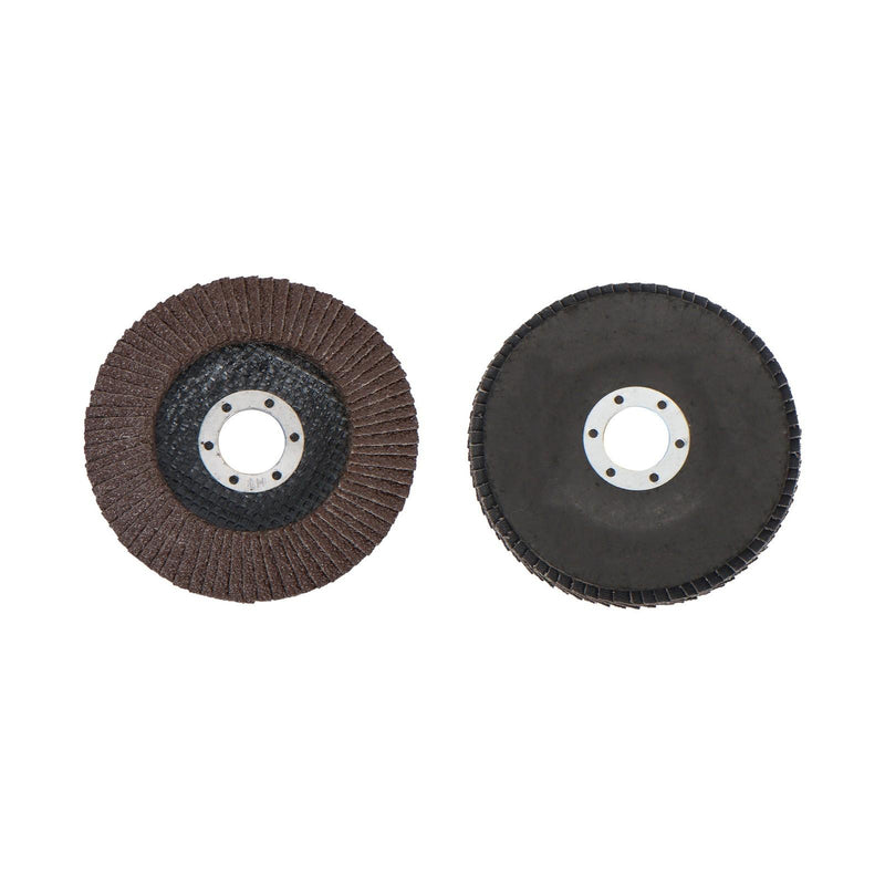 DURAFORCE 100 Pcs Premium Zirconia Grinding Flap Disc 4-1/2" × 7/8" Flap Disc 40 Grit Grey