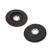 DURAFORCE 100 Pcs Premium Zirconia Grinding Flap Disc 4-1/2" × 7/8" Flap Disc 40 Grit Grey