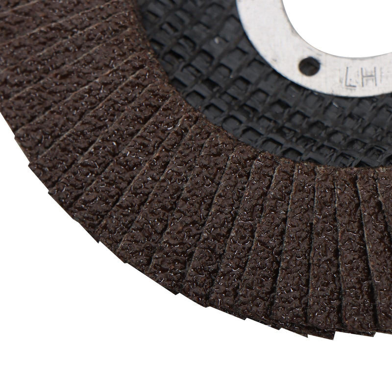 DURAFORCE 100 Pcs Premium Zirconia Grinding Flap Disc 4-1/2" × 7/8" Flap Disc 40 Grit Grey