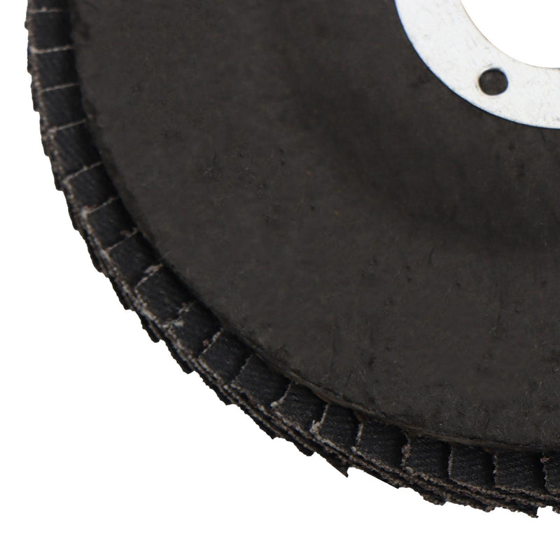 DURAFORCE 100 Pcs Premium Zirconia Grinding Flap Disc 4-1/2" × 7/8" Flap Disc 40 Grit Grey