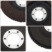 DURAFORCE 100 Pcs Premium Zirconia Grinding Flap Disc 4-1/2" × 7/8" Flap Disc 40 Grit Grey
