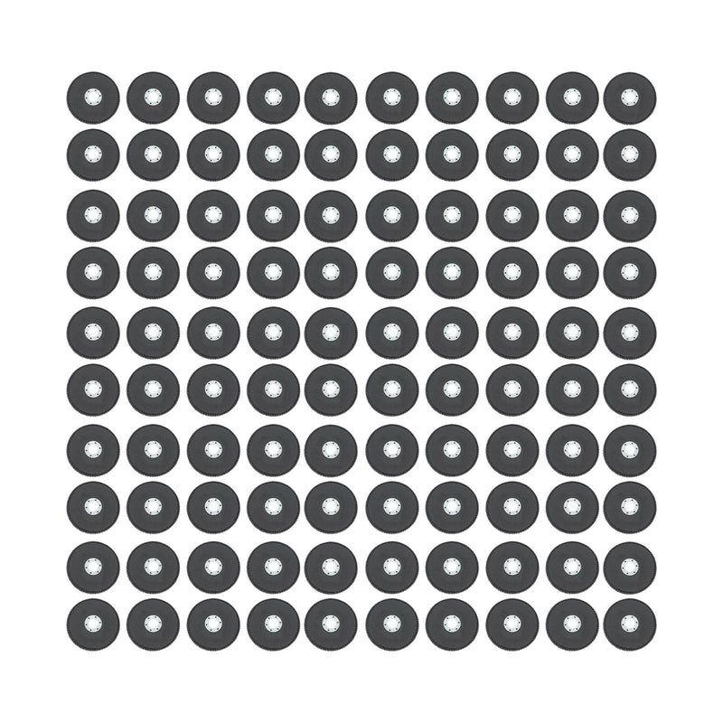 DURAFORCE 100 Pcs Premium Zirconia Grinding Flap Disc 4-1/2" × 7/8" Flap Disc 40 Grit Grey