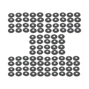 DURAFORCE 100 Pcs Premium Zirconia Grinding Flap Disc 4-1/2" × 7/8" Flap Disc 40 Grit Grey
