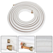 DURAFORCE 25 Feet 1/4"-1/2" Dia. Cooling Connection Pipe For Mini Split Heat Pump Systems