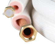 DURAFORCE 25 Feet 1/4"-1/2" Dia. Cooling Connection Pipe For Mini Split Heat Pump Systems