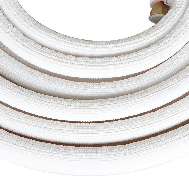DURAFORCE 25 Feet 1/4"-1/2" Dia. Cooling Connection Pipe For Mini Split Heat Pump Systems